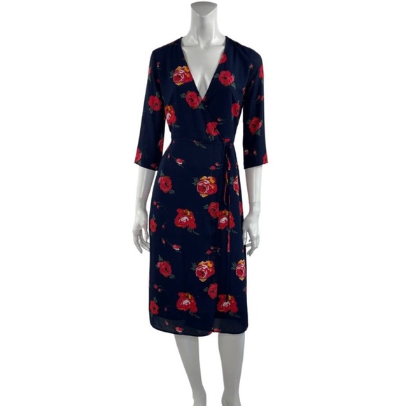 Babaton Floral Wrap Dress - Picture 8 of 8